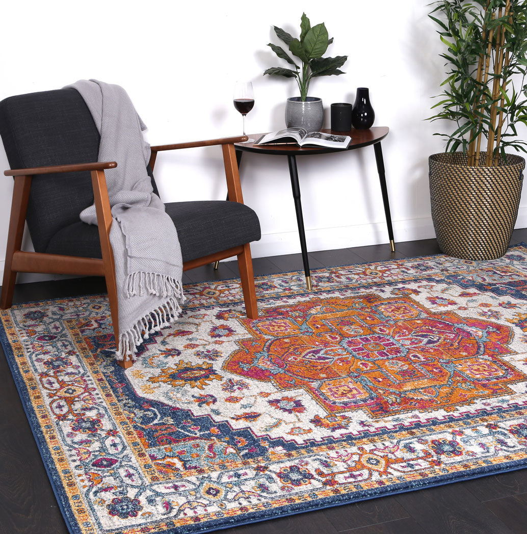 Delicate Vibrance Multicolour Rug - DELI06 – view 7