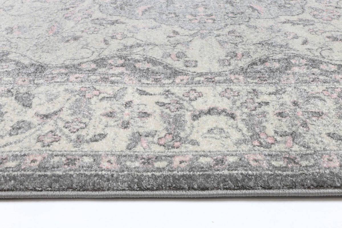 Delicate Traditional Grey Rug - DELI07 – view 3
