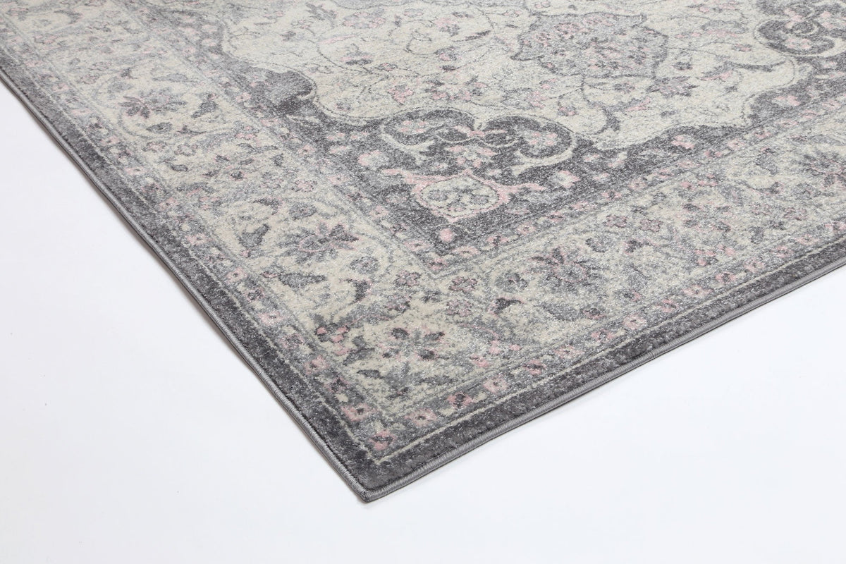 Delicate Traditional Grey Rug - DELI07 – view 6