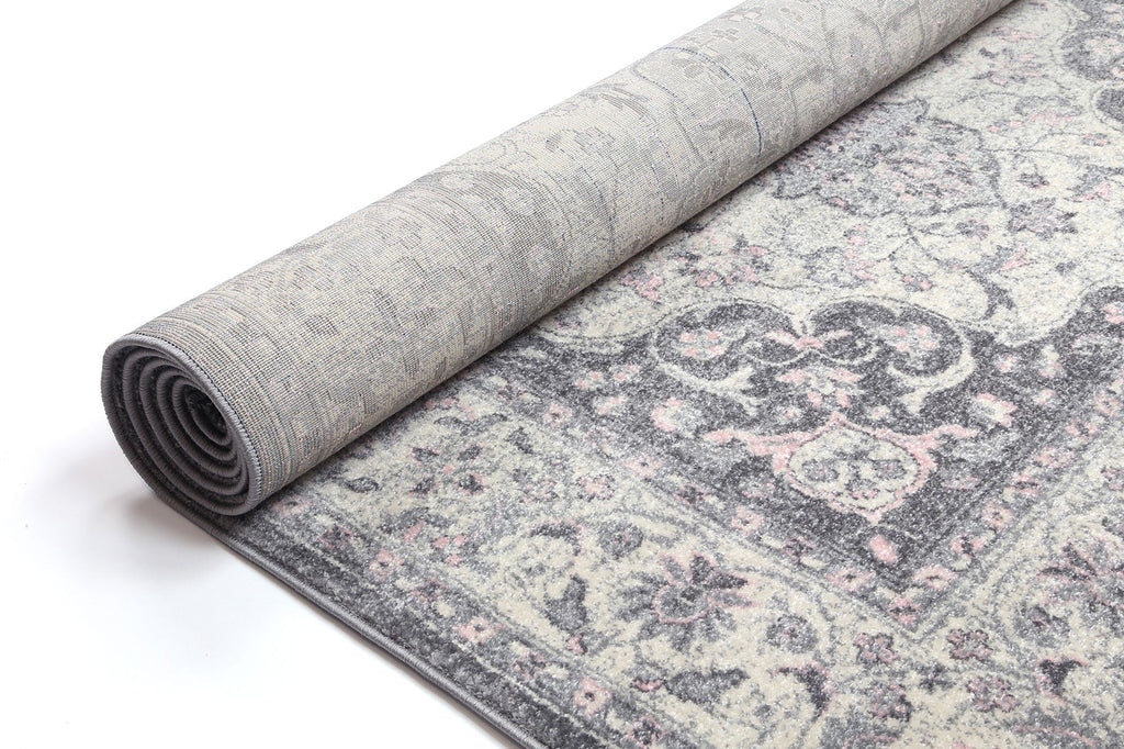 Delicate Traditional Grey Rug - DELI07 – view 5