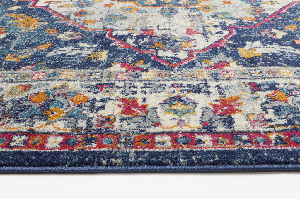Delicate Medallion Multicolour Rug - DELI09 – view 6