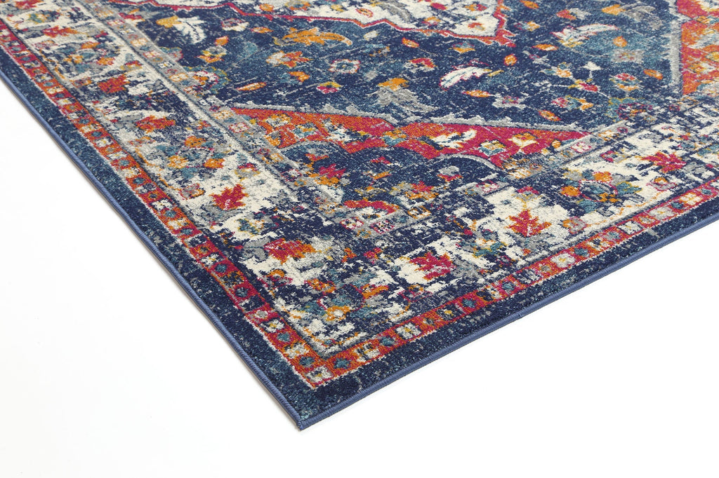 Delicate Medallion Multicolour Rug - DELI09 – view 5