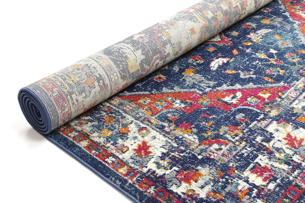 Delicate Medallion Multicolour Rug - DELI09 – view 4