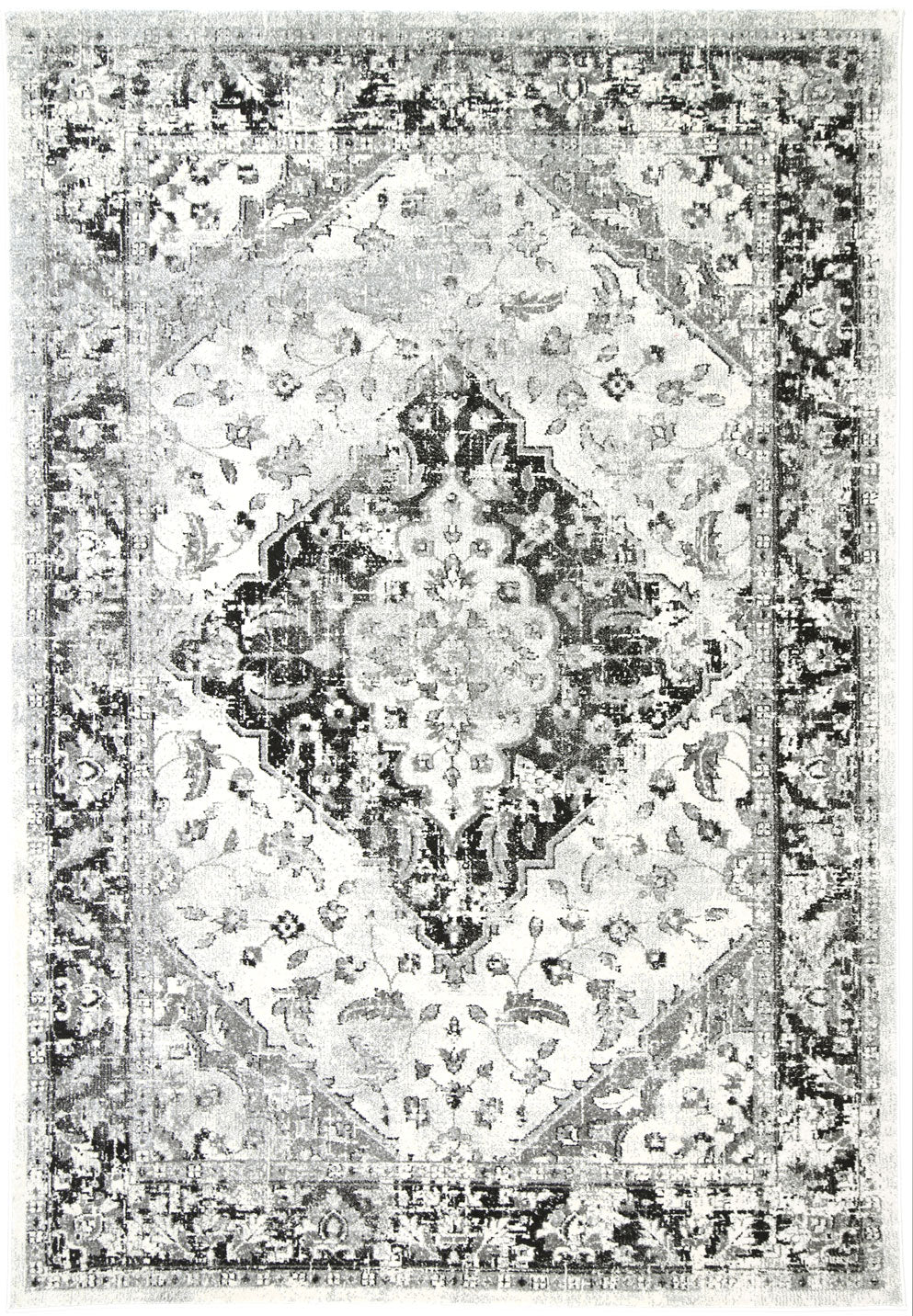 Delicate Abundance Grey Rug - DELI10 – view 2