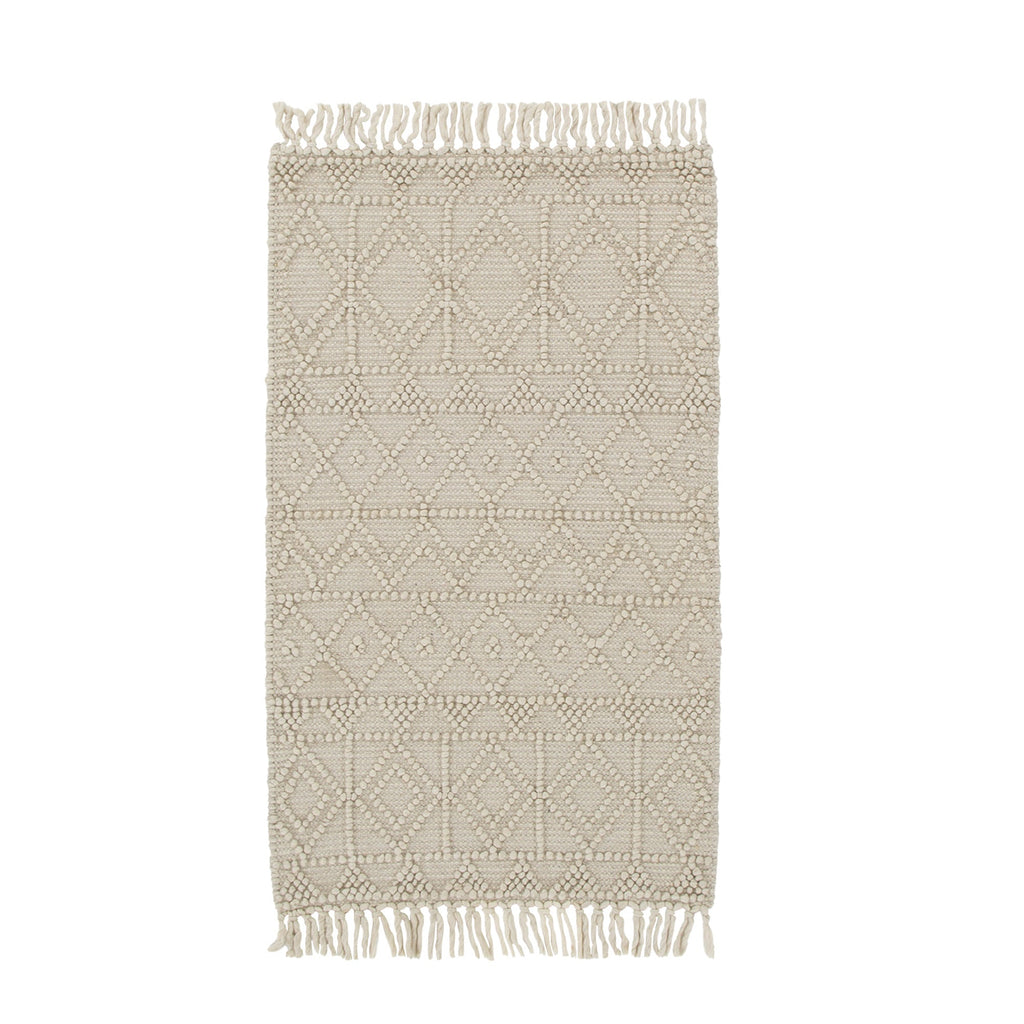Diego Inca Beige Wool Rug - DIEG01 – view 5