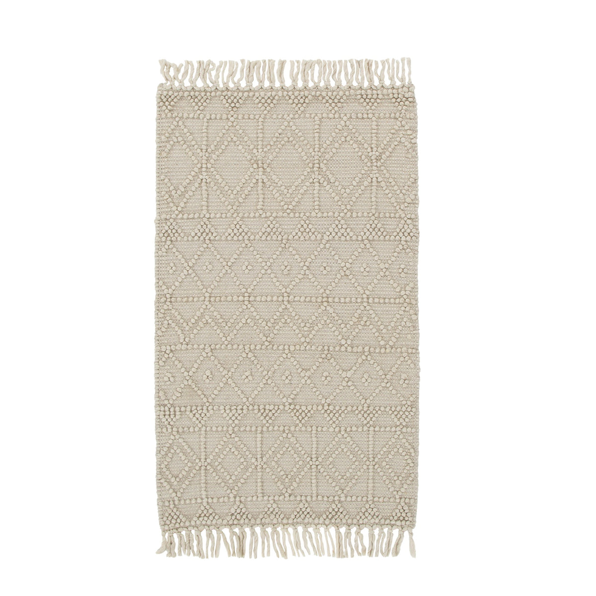 Diego Inca Beige Wool Rug - DIEG01 – view 5