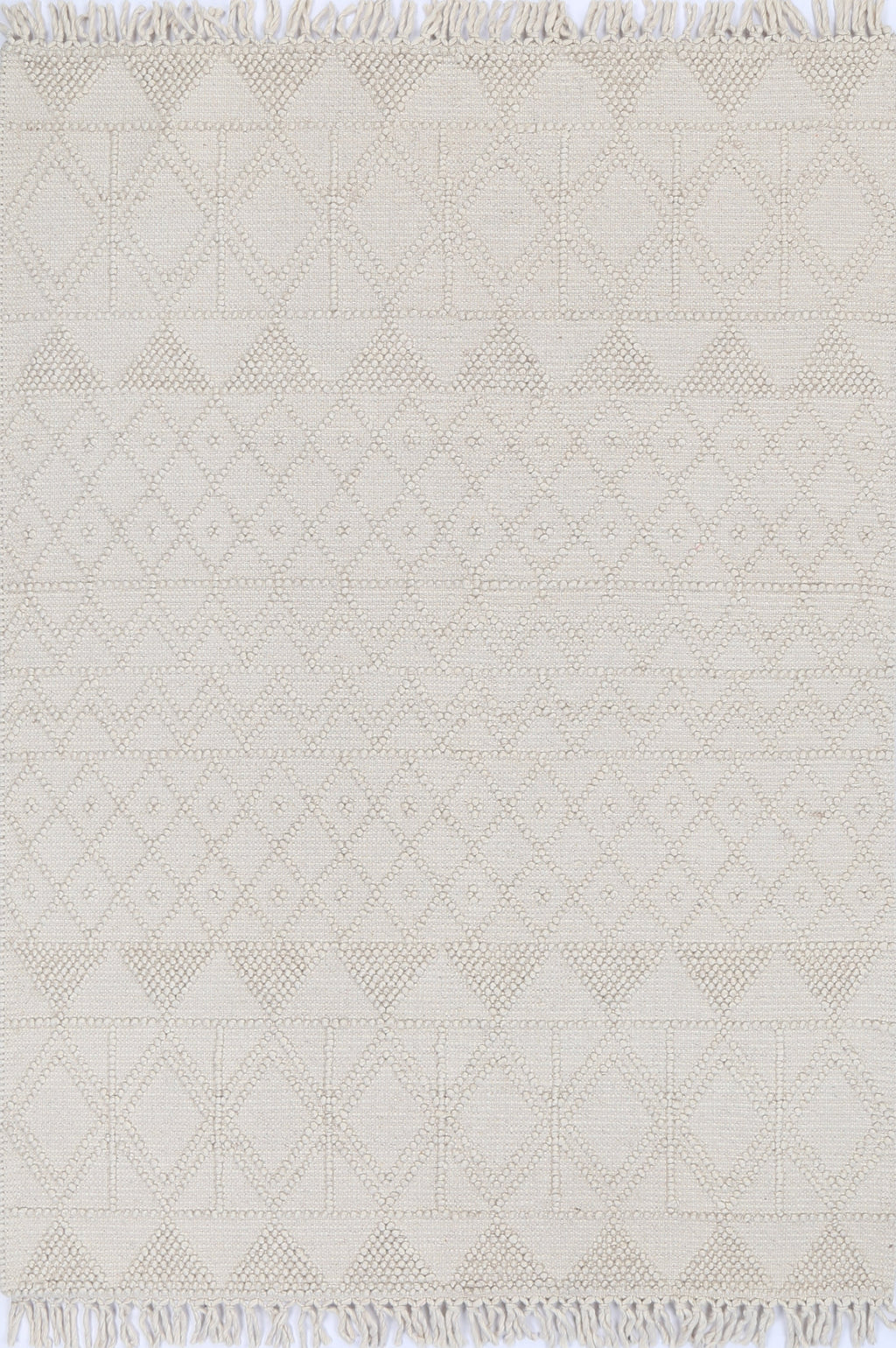 Diego Inca Beige Wool Rug - DIEG01 – view 2
