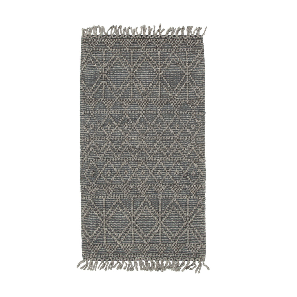 Diego Inca Grey Multi Wool Rug - DIEG01 – view 5