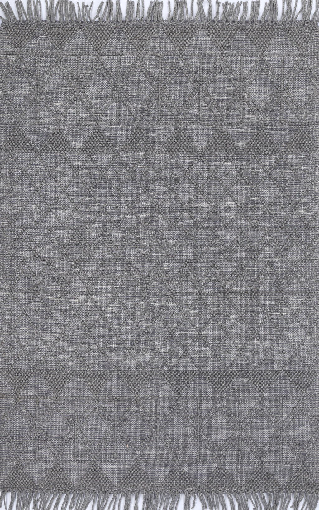Diego Inca Grey Multi Wool Rug - DIEG01 – view 2