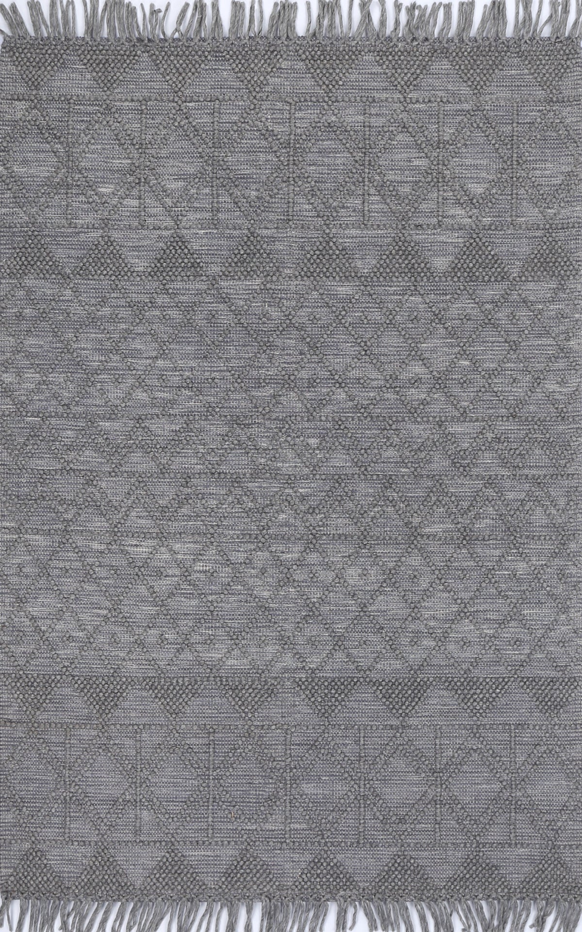 Diego Inca Grey Multi Wool Rug - DIEG01 – view 2