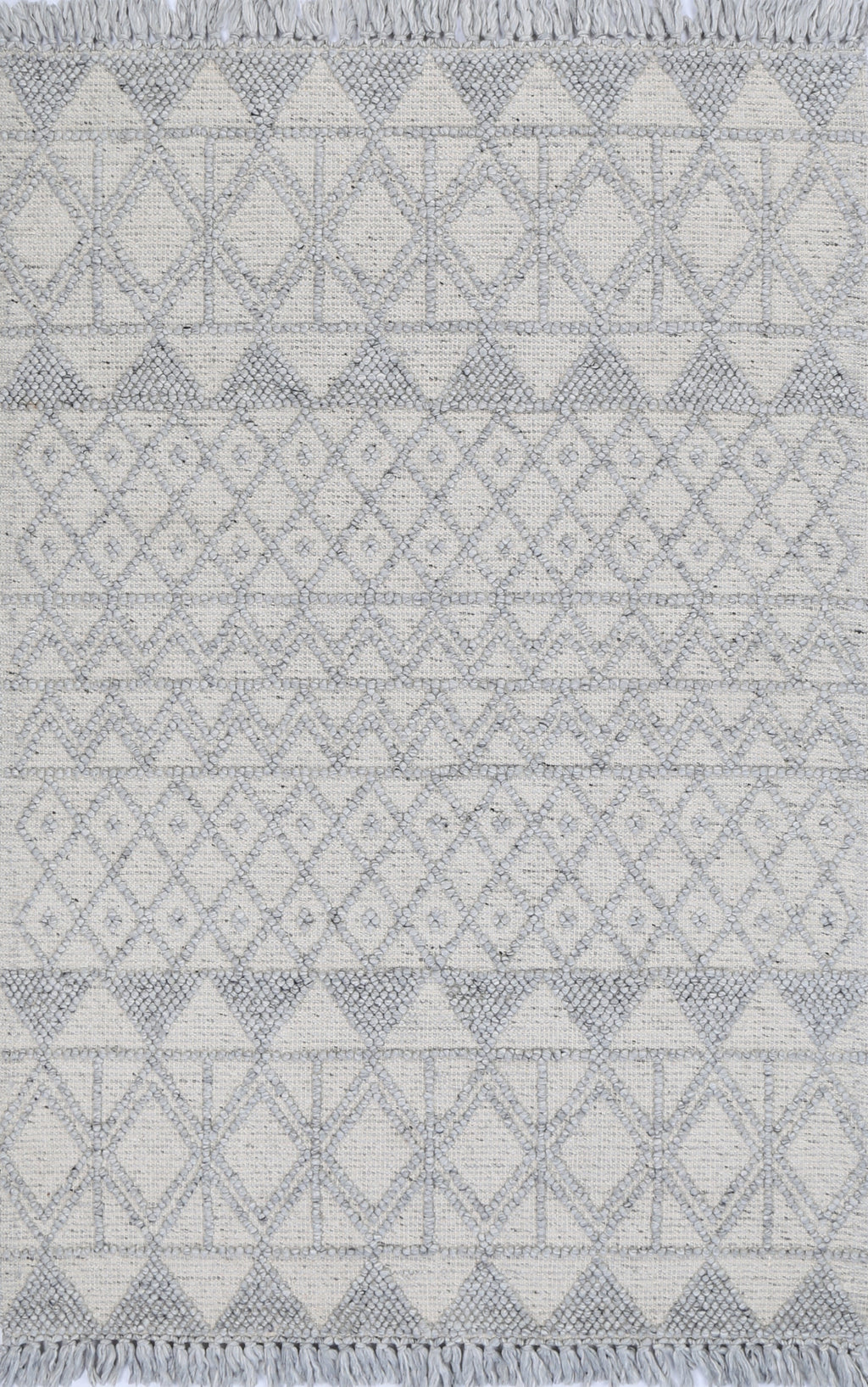 Diego Inca Grey Wool Rug - DIEG01 – view 2