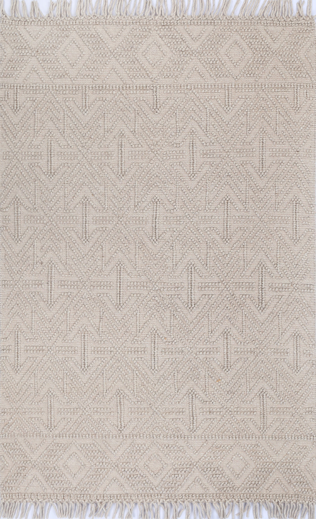 Diego Tribal Brown Wool Rug - DIEG02 – view 2
