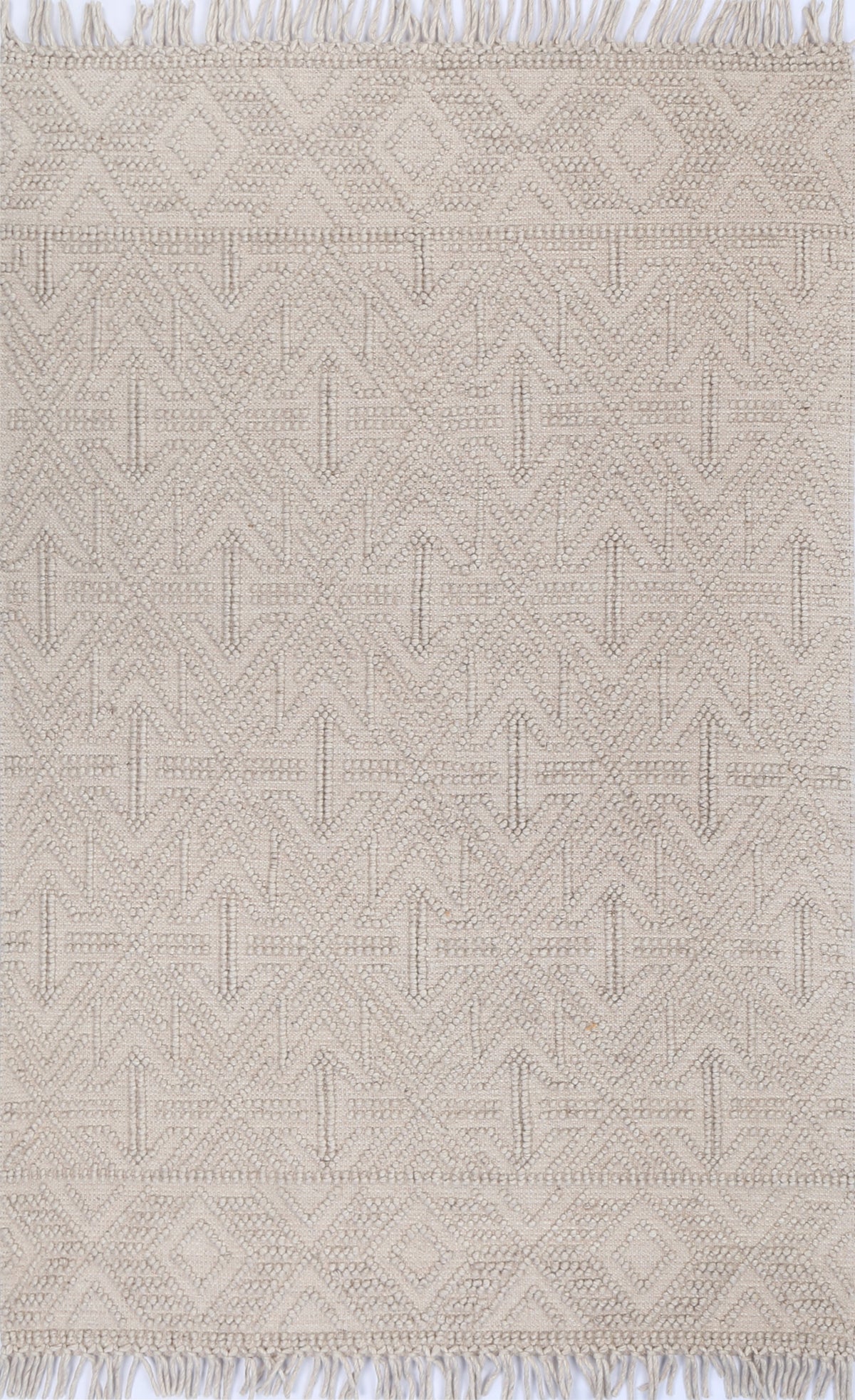Diego Tribal Brown Wool Rug - DIEG02 – view 2