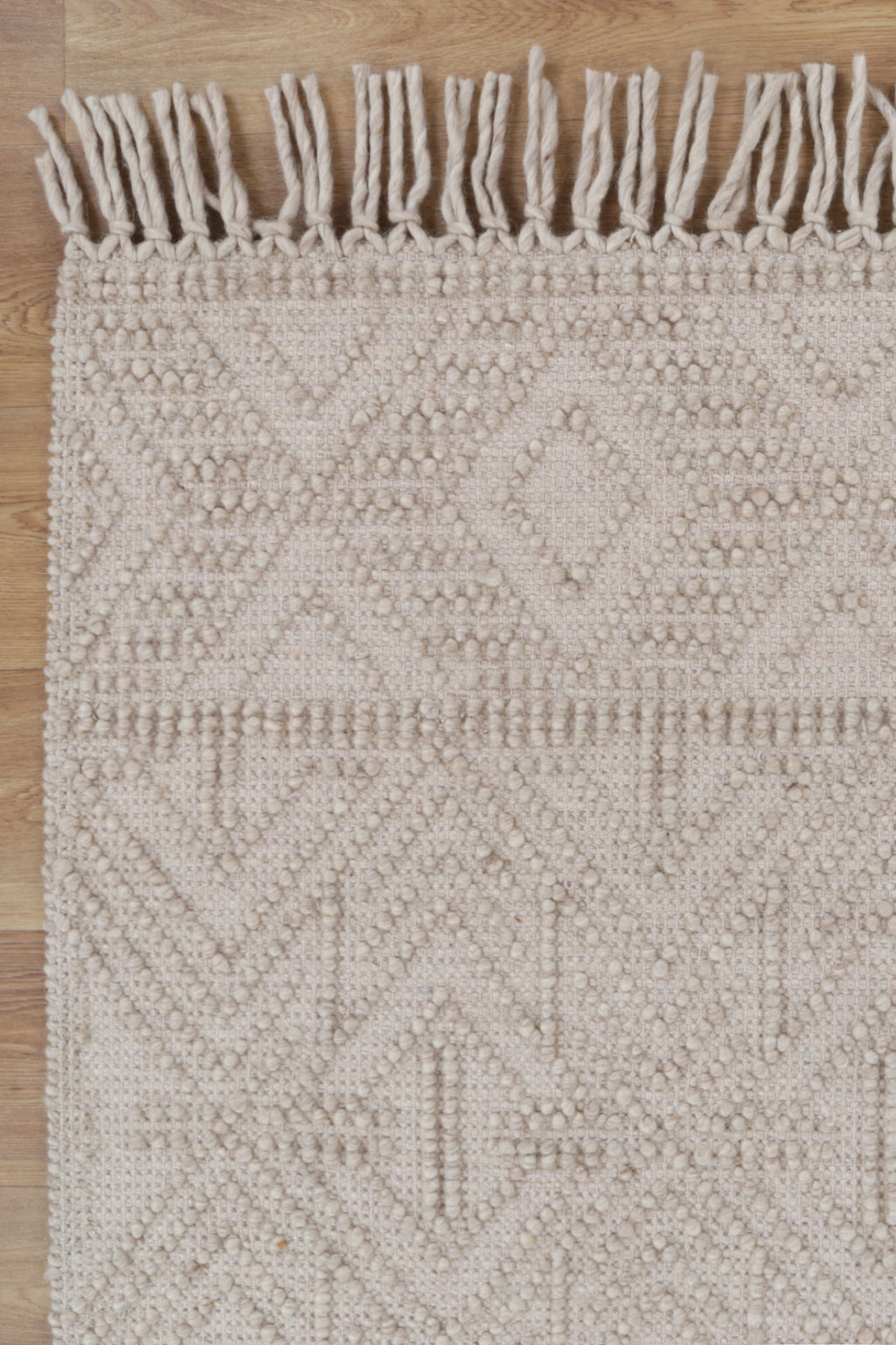 Diego Tribal Brown Wool Rug - DIEG02 – view 4