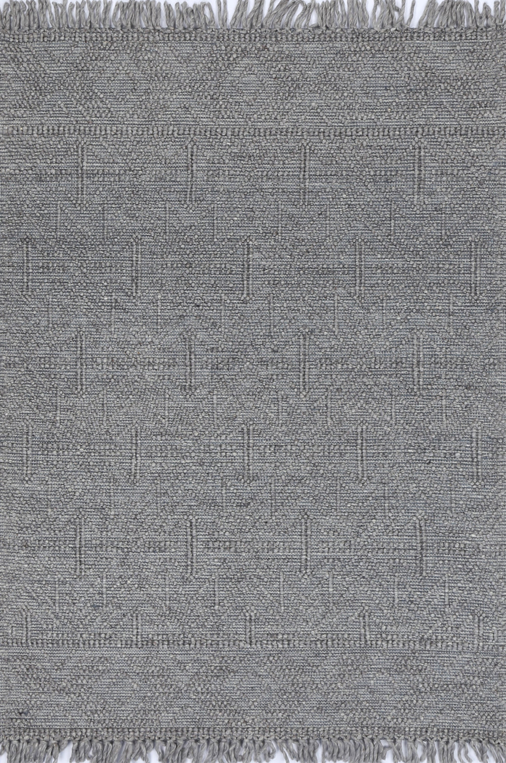 Diego Tribal Grey Multi Wool Rug - DIEG02 – view 2