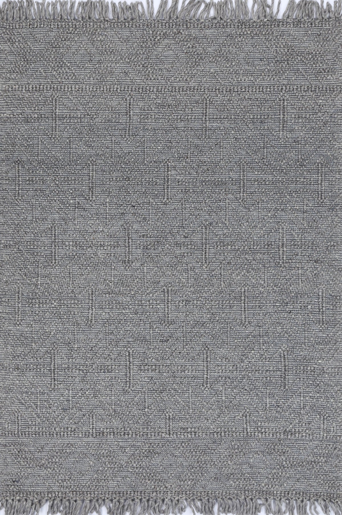 Diego Tribal Grey Multi Wool Rug - DIEG02 – view 2