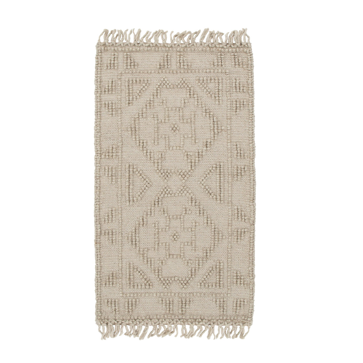 Diego Ornamental Brown Wool Rug - DIEG03 – view 5