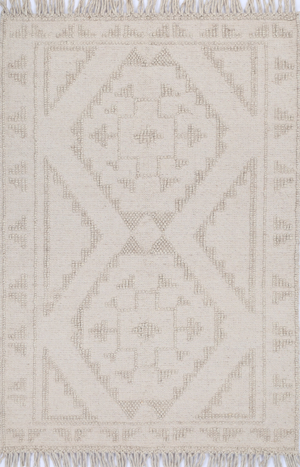 Diego Ornamental Brown Wool Rug - DIEG03 – view 2