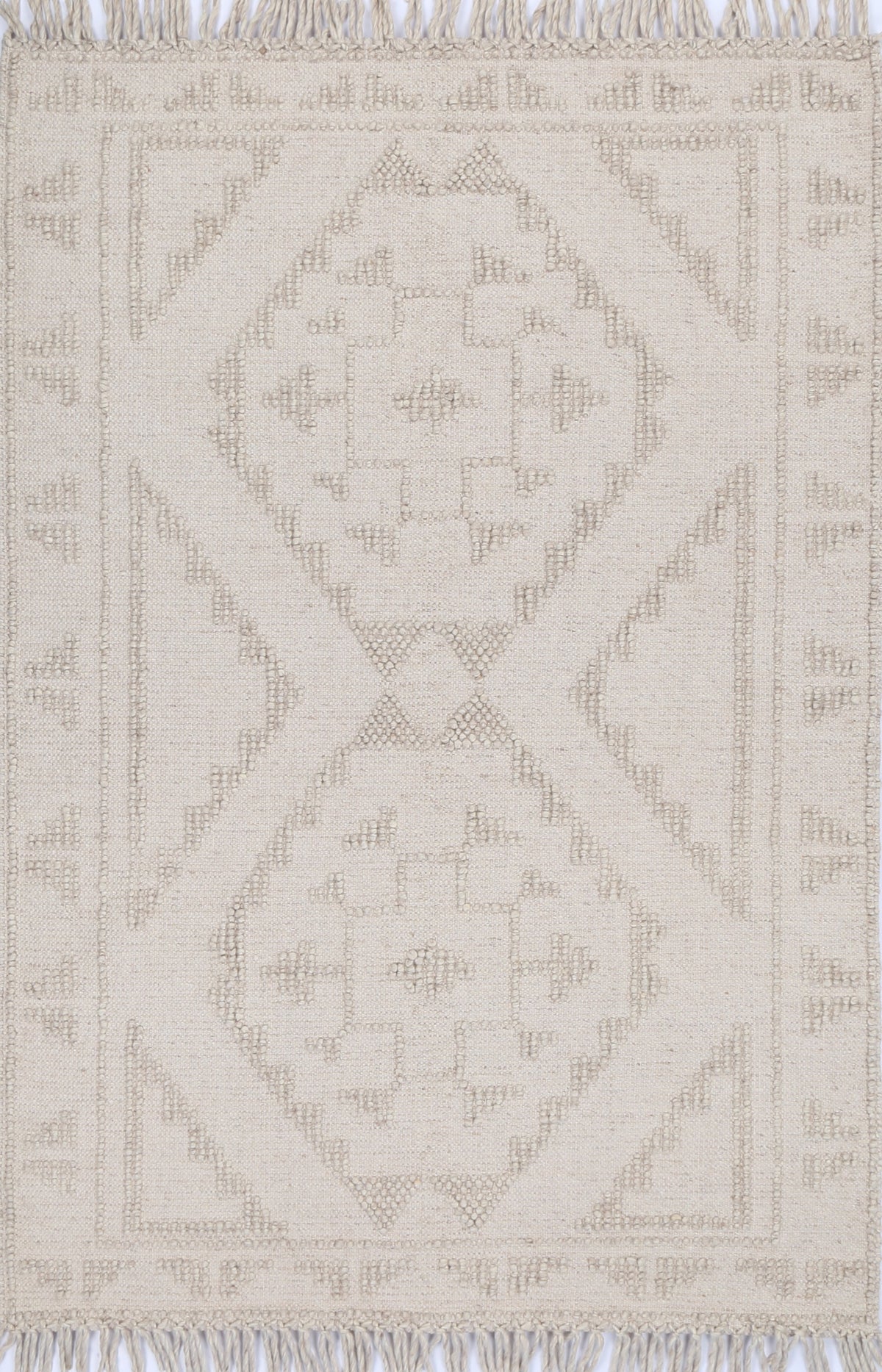 Diego Ornamental Brown Wool Rug - DIEG03 – view 2