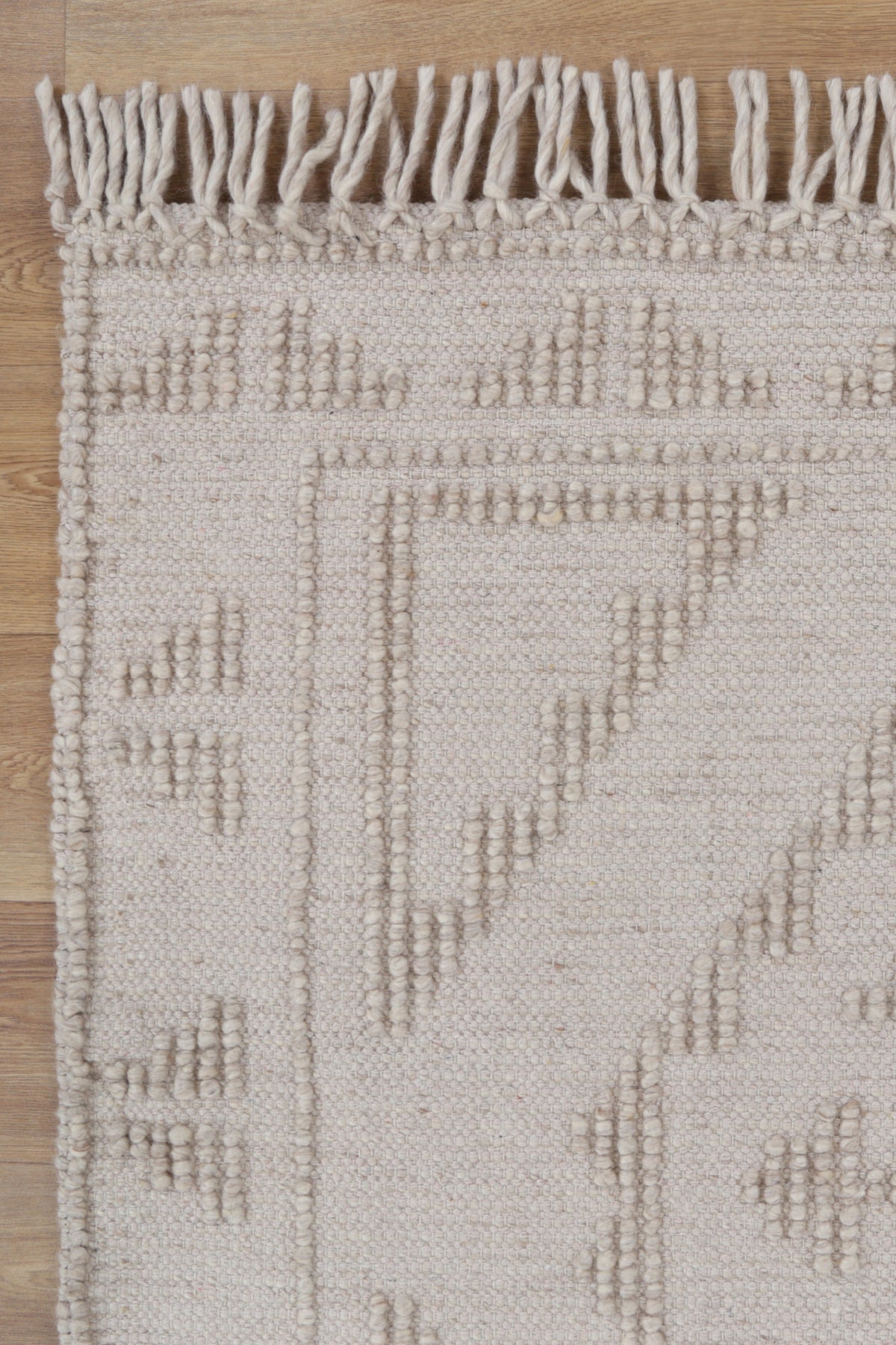 Diego Ornamental Brown Wool Rug - DIEG03 – view 3