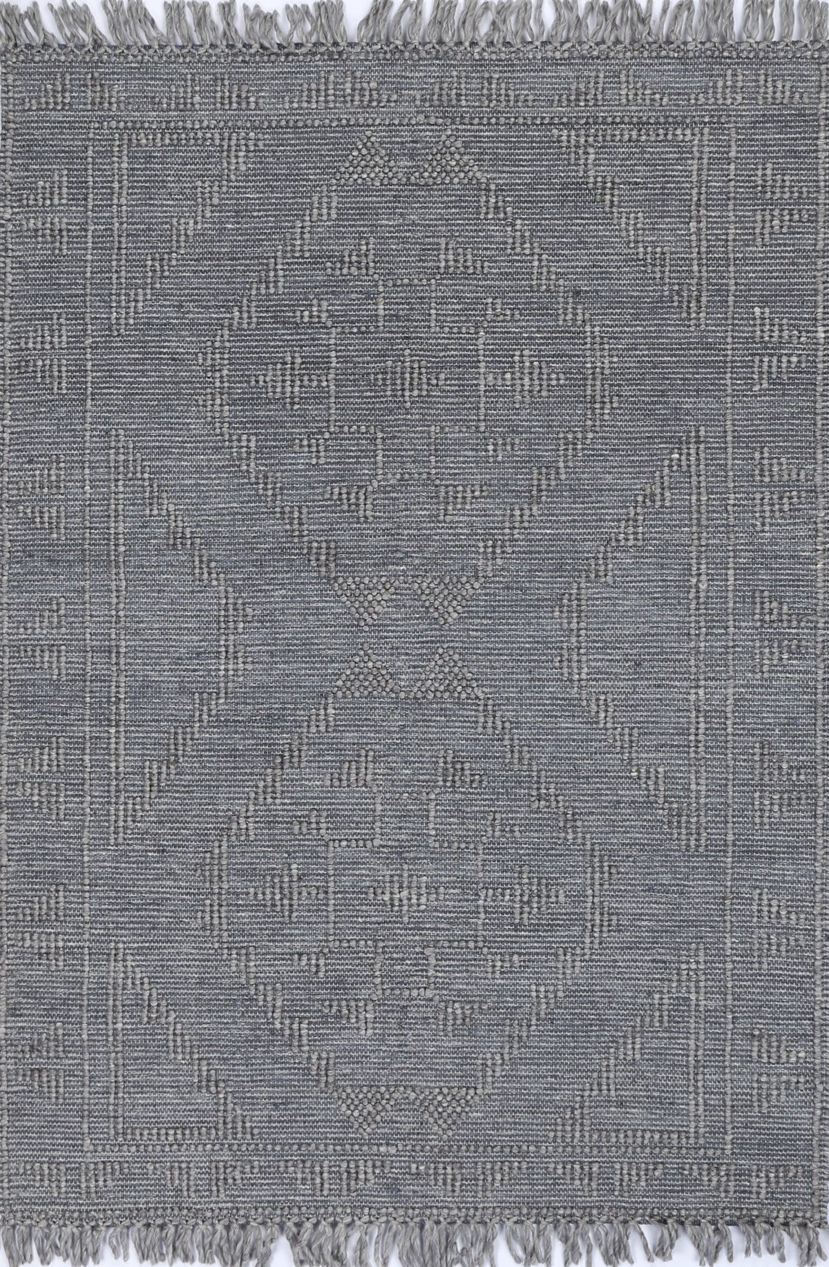 Diego Ornamental Grey Multi Wool Rug - DIEG03 – view 2