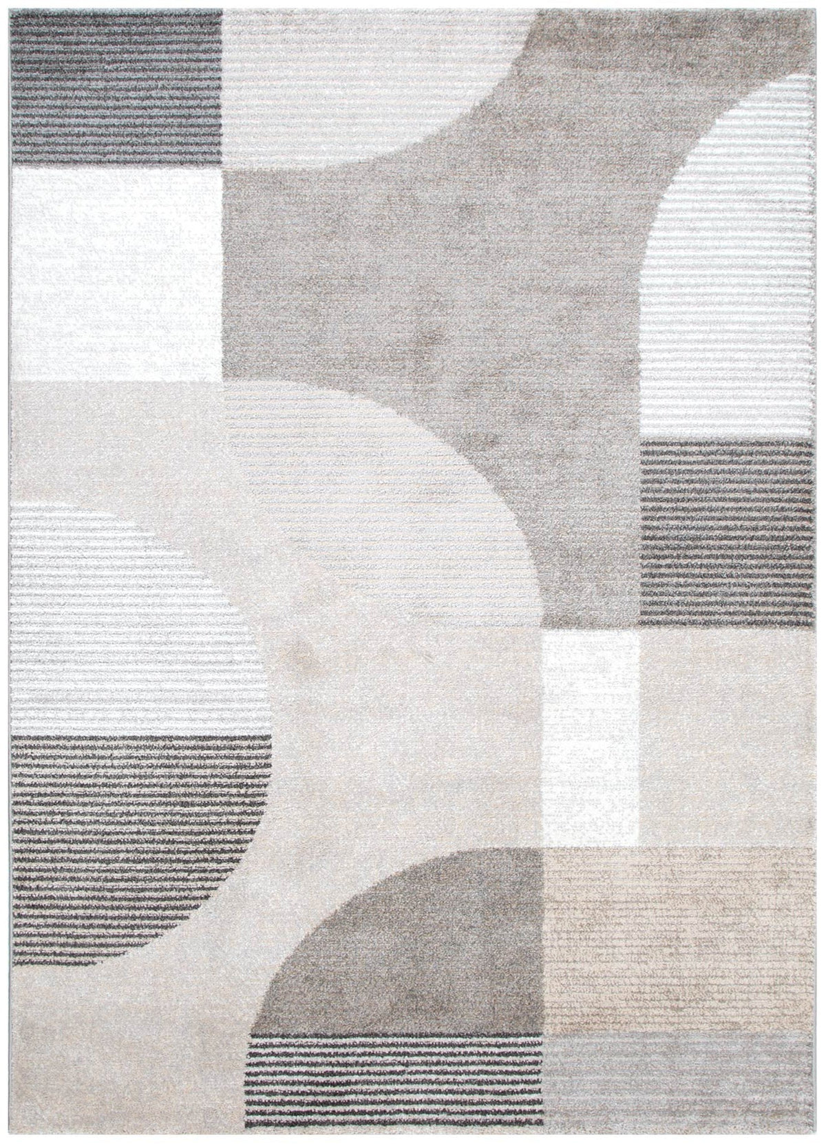 Dorado Grey Beige Arches Rug - D001 – view 2