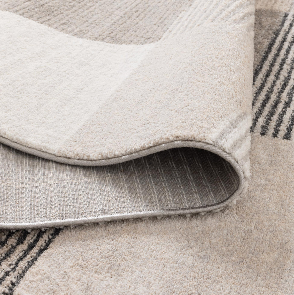 Dorado Grey Beige Arches Rug - D001 – view 4