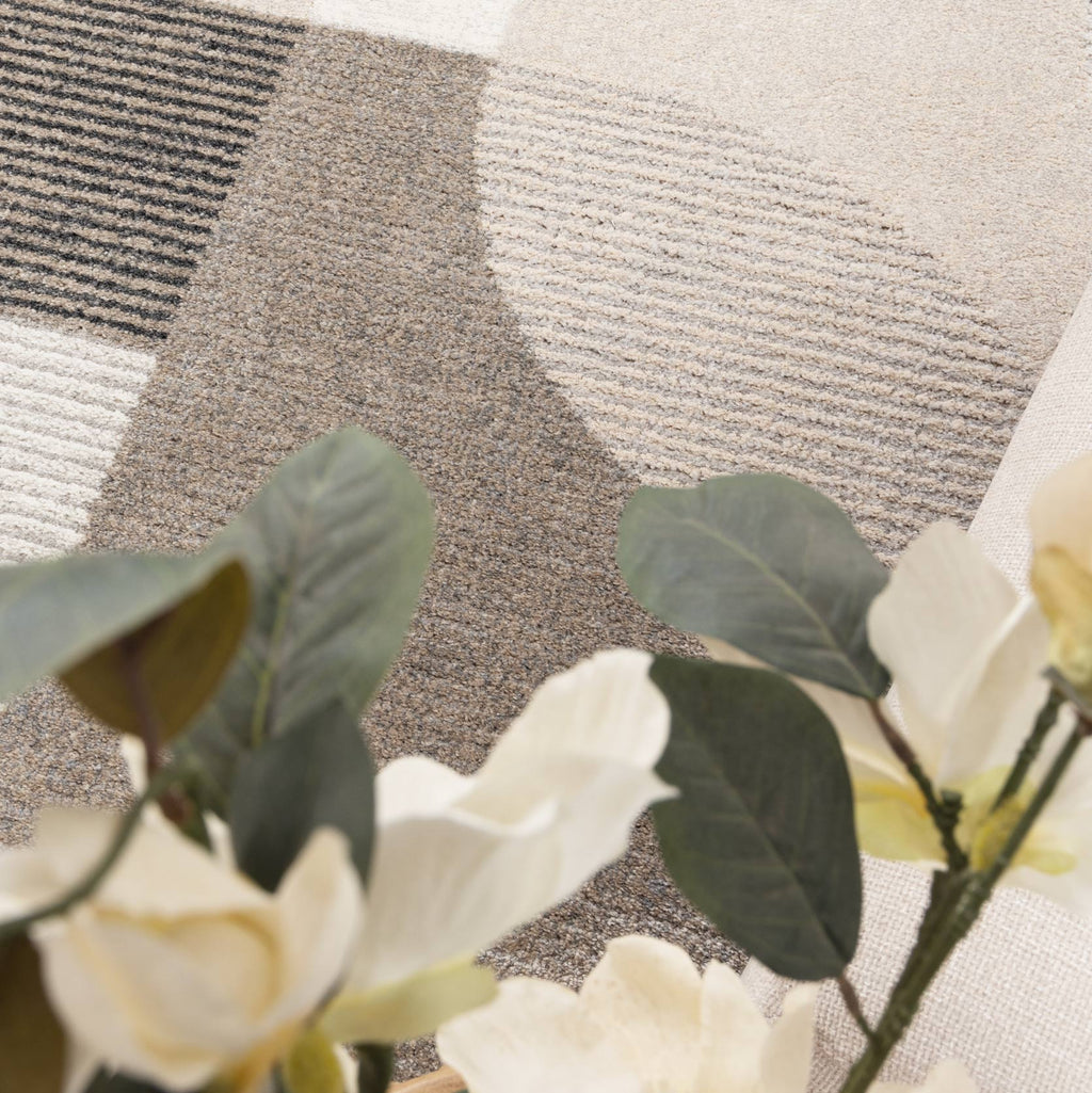 Dorado Grey Beige Arches Rug - D001 – view 5