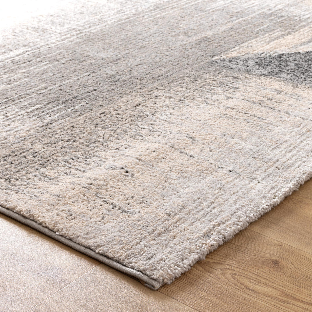 Dorado D005 Grey Beige Faded Abstract Rug – view 3