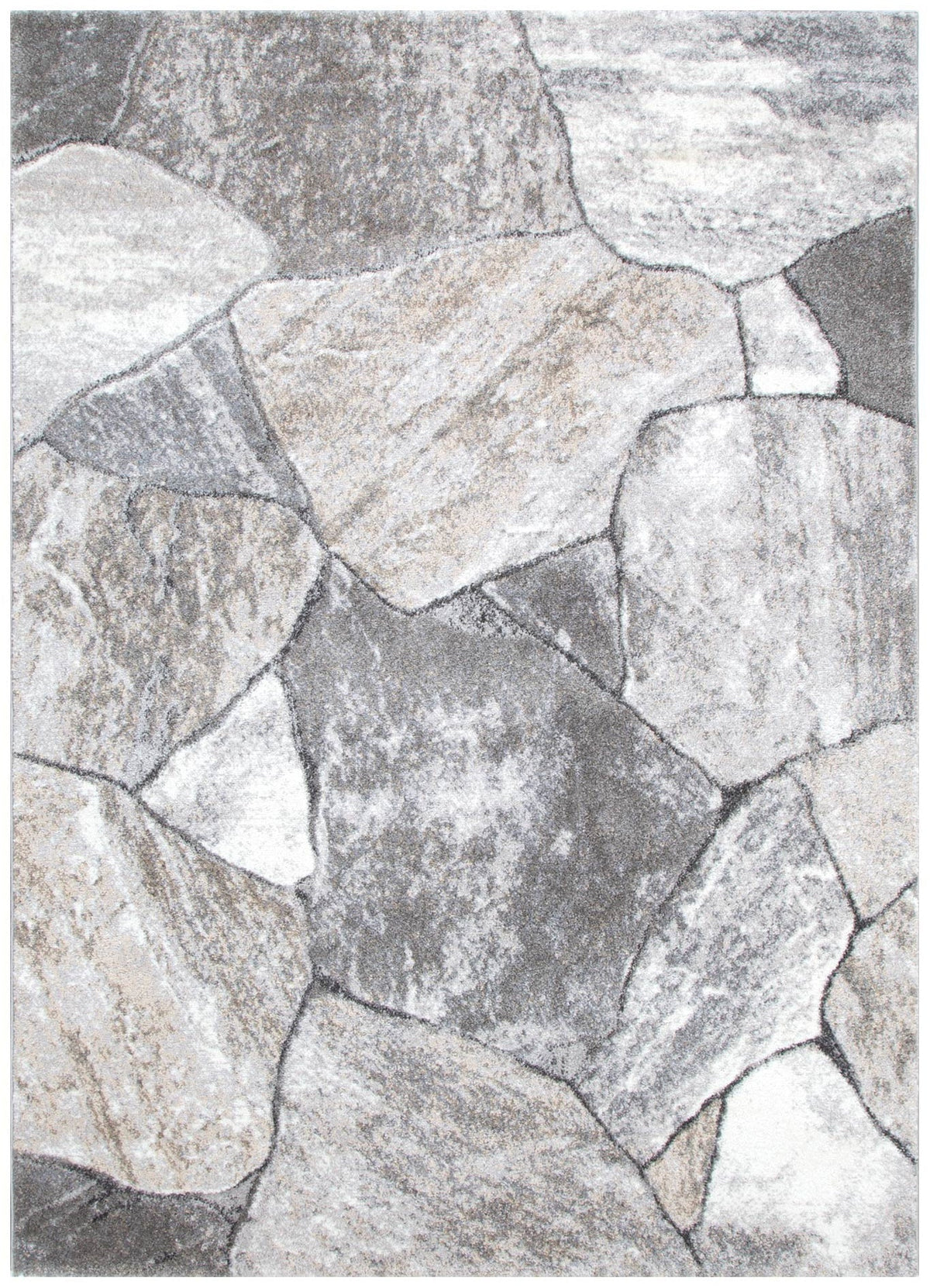 Dorado Grey Beige Sandstone Rug - D006 – view 2