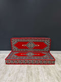 Double Seater Majlis Sofa Red Palace
