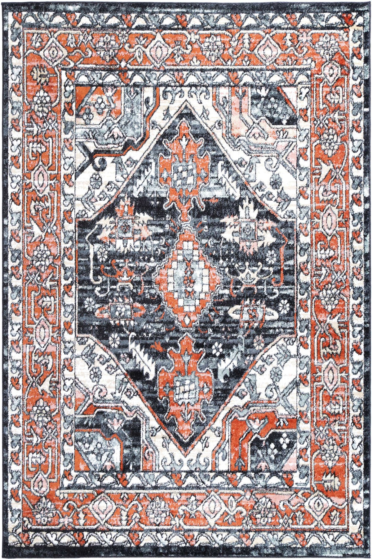 Estate Leoplda Traditional Black Rug - 01BLAC – view 2