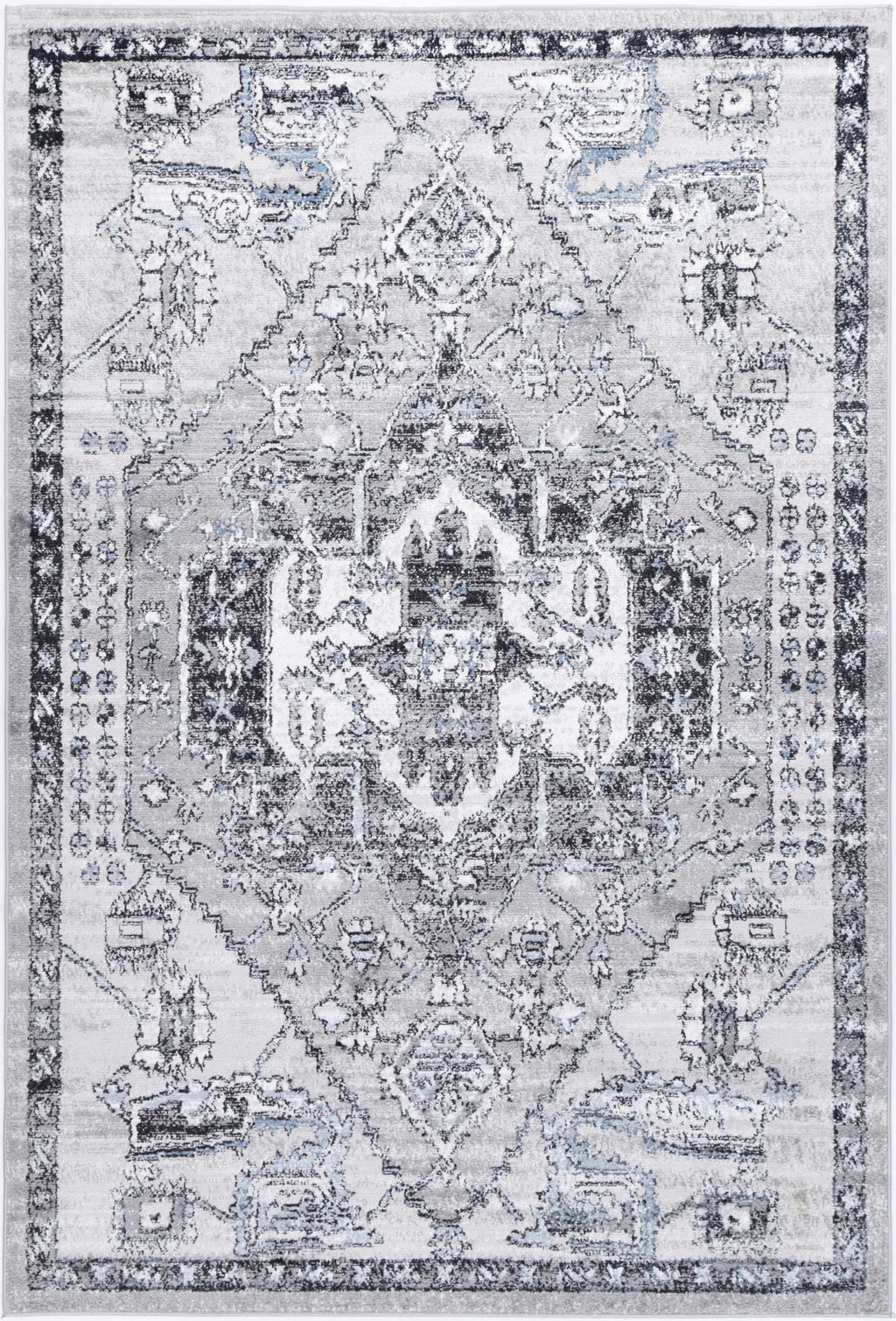 Estate Lynnwood Hall Traditional Grey Rug - 05GREY – view 2