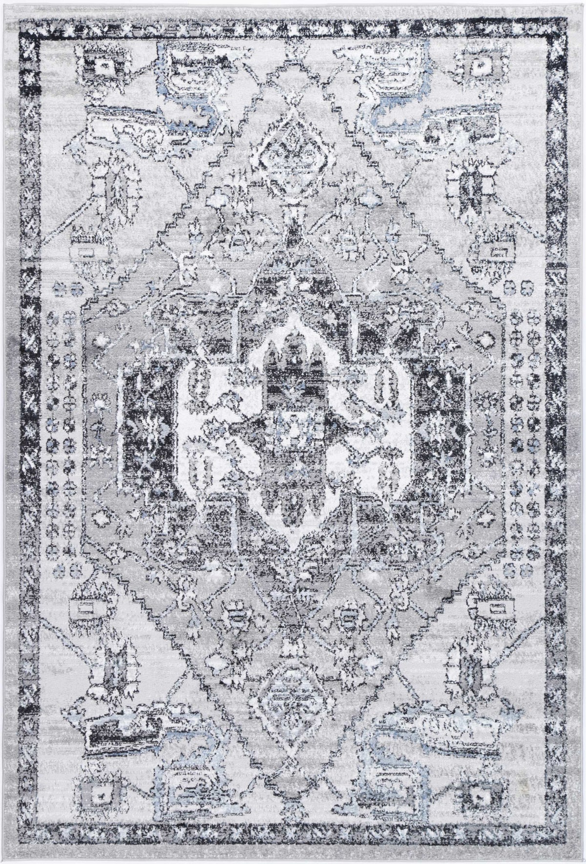 Estate Lynnwood Hall Traditional Grey Rug - 05GREY – view 2