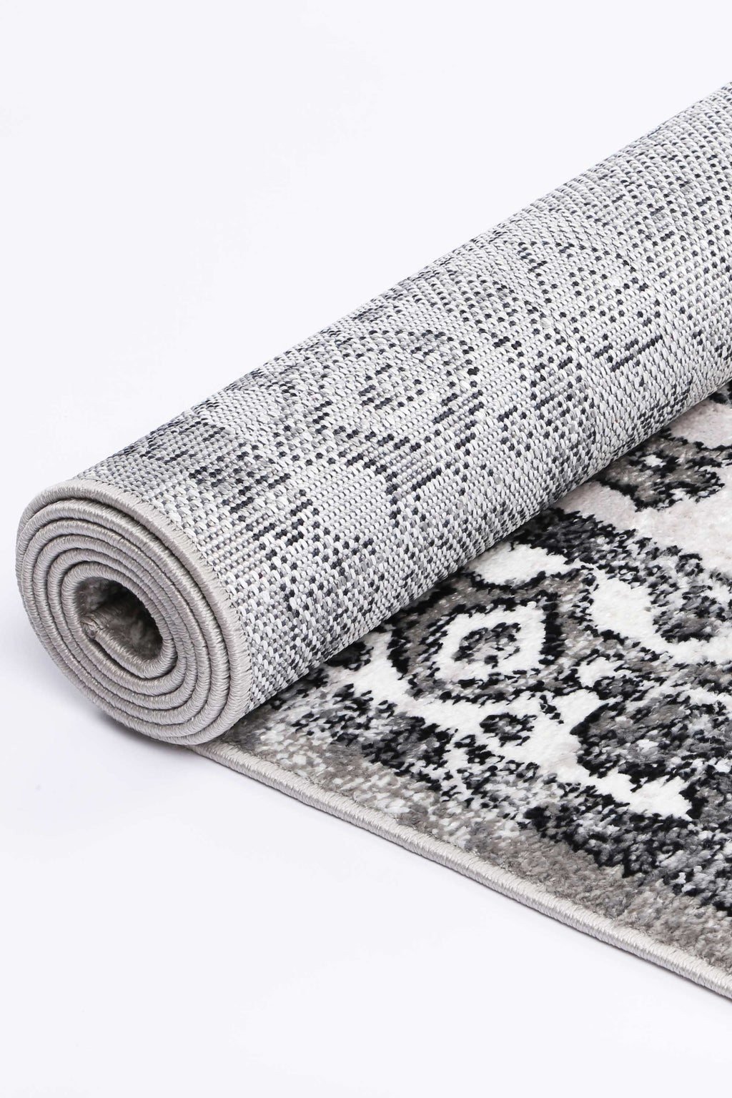 Estate Safra Traditional Grey Rug - 09GREY – view 4