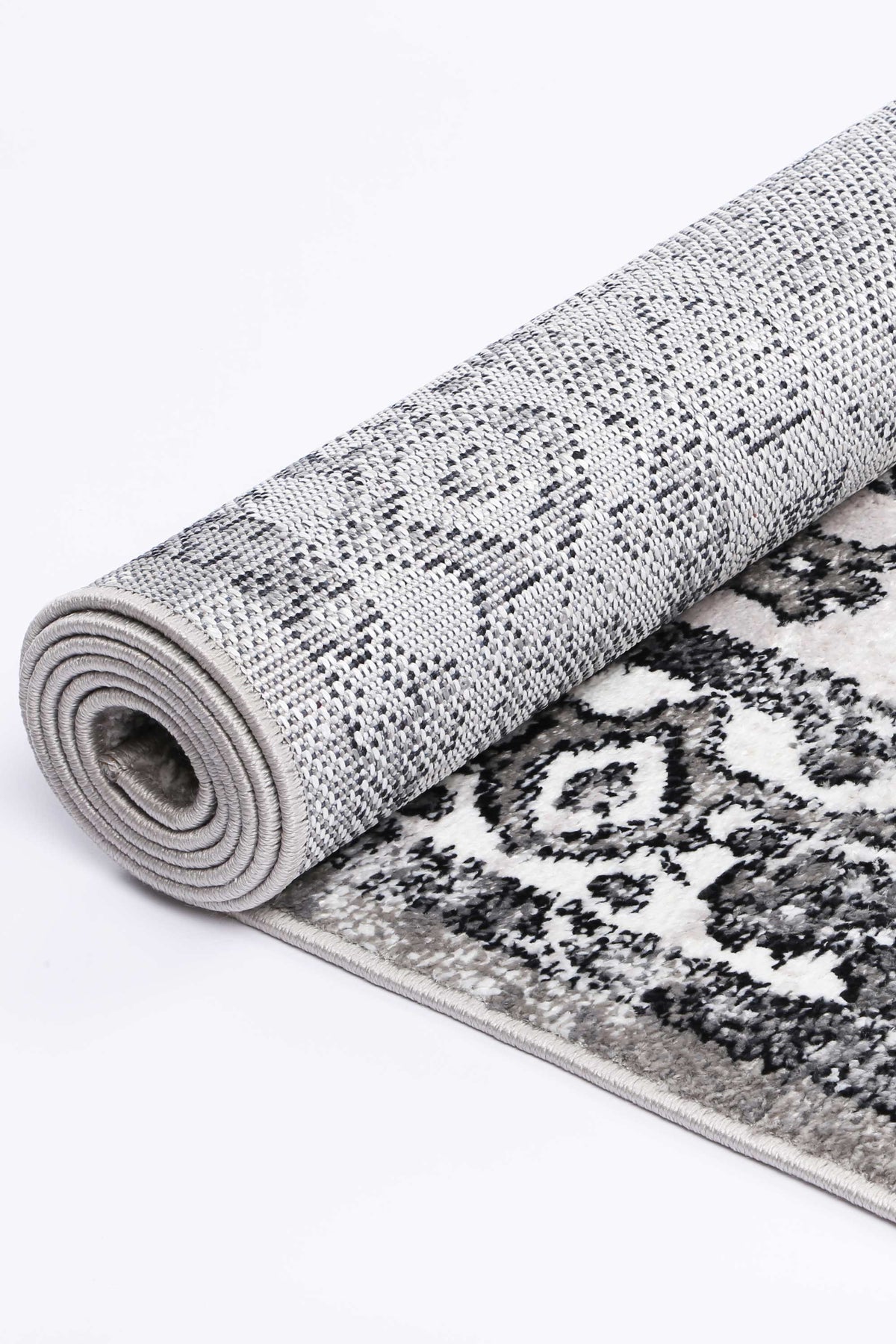 Estate Safra Traditional Grey Rug - 09GREY – view 4