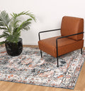 Estate Padaro Lane Traditional Charcoal Rug - 16CHAR styled with furniture