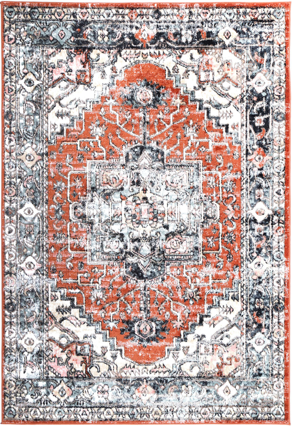 Estate Atherton Traditional Terracotta Rug - 17TERR – view 2