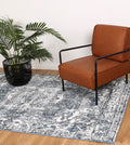 Estate La Palais Traditional Blue Rug - 18BLUE styled with furniture