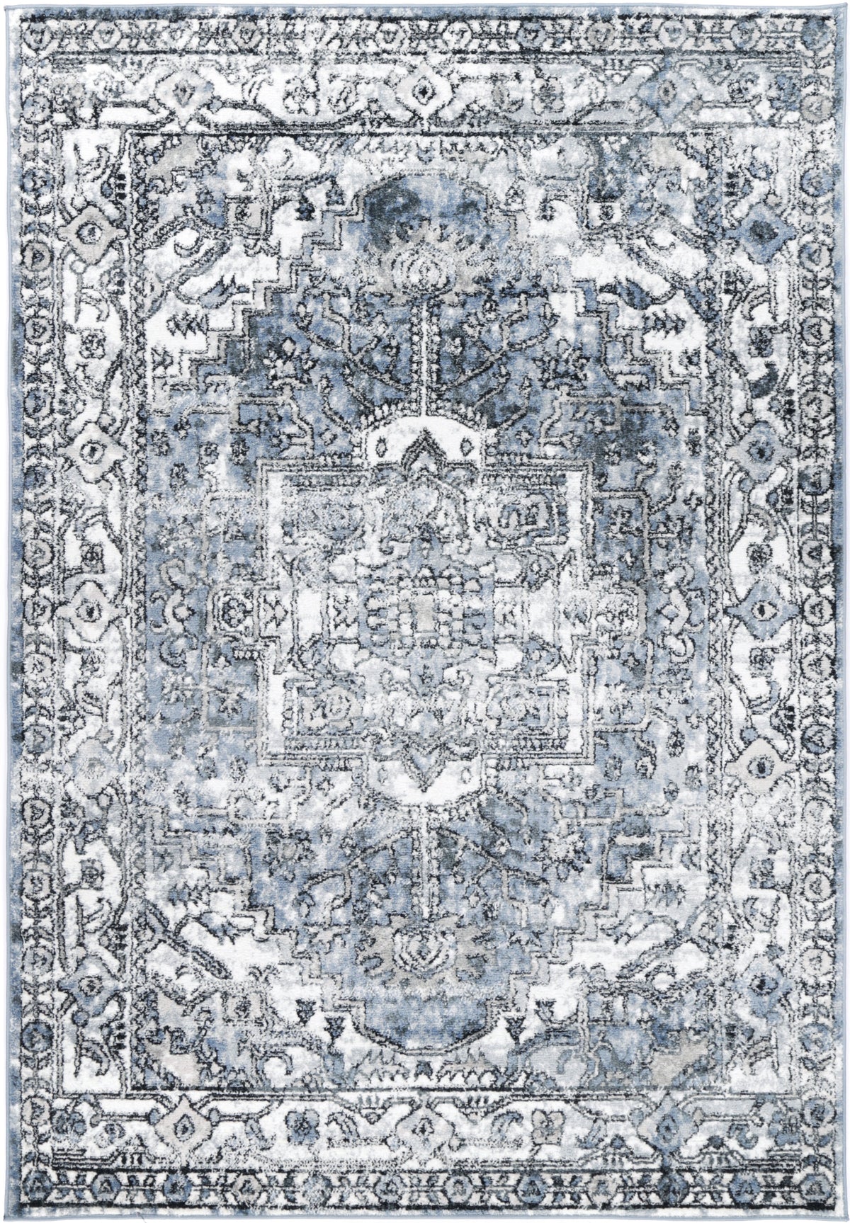 Estate La Palais Traditional Blue Rug - 18BLUE – view 2