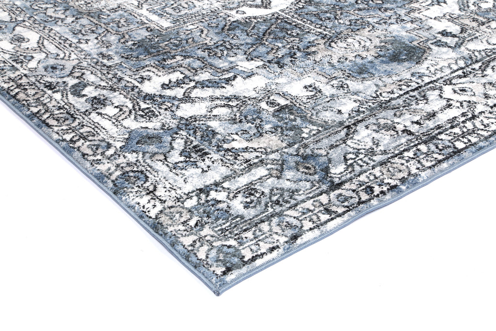 Estate La Palais Traditional Blue Rug - 18BLUE – view 5