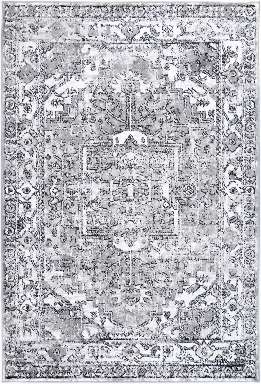 Estate Vatuvara Traditional Grey Rug - 19GREY – view 2
