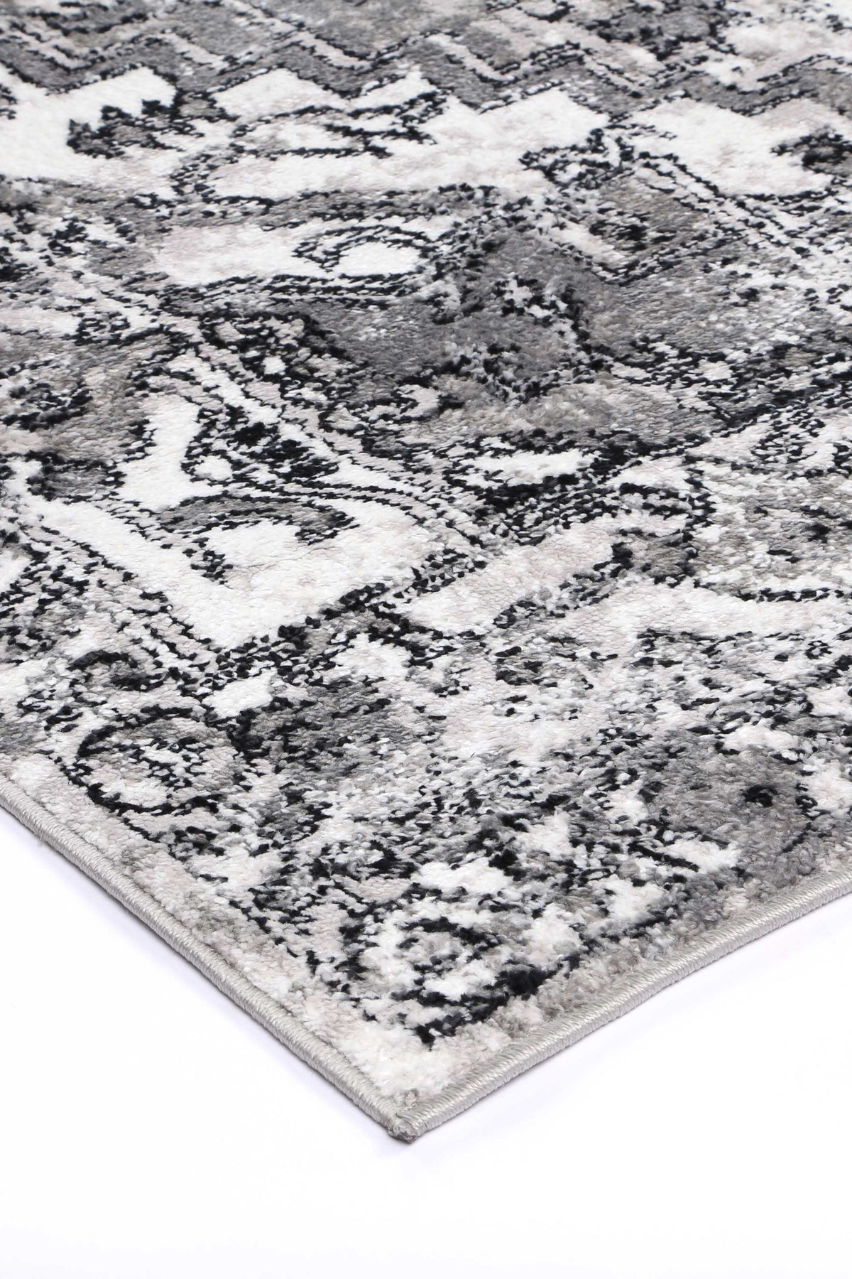 Estate Vatuvara Traditional Grey Rug - 19GREY – view 5