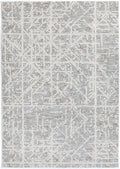 Everest Aqua Abstract Rug - 2096 full product view