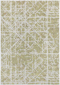 Everest Green Abstract Rug - 2096 full product view