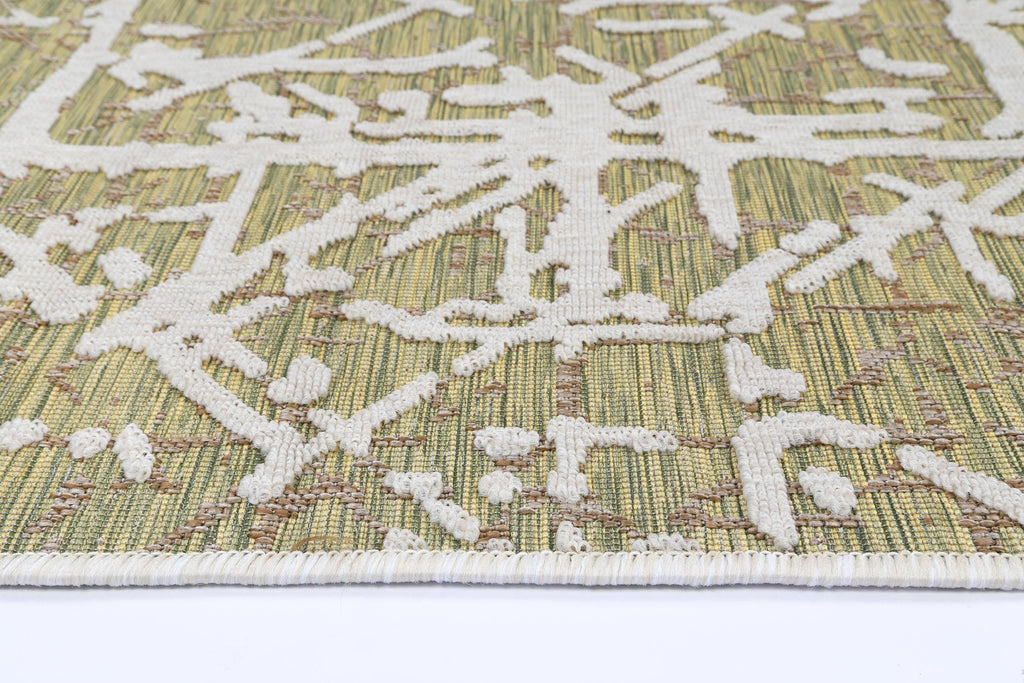 Everest Green Abstract Rug - 2096 – view 2