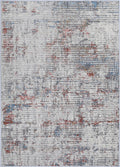Expressions EX14 Grey Multi Linear Rug – view 1