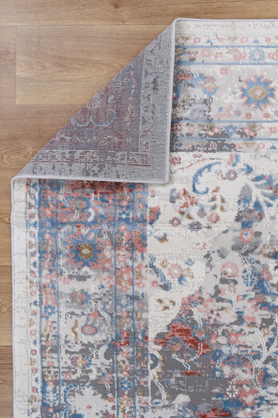Expressions EX15 Blue Red Oriental Rug – view 5