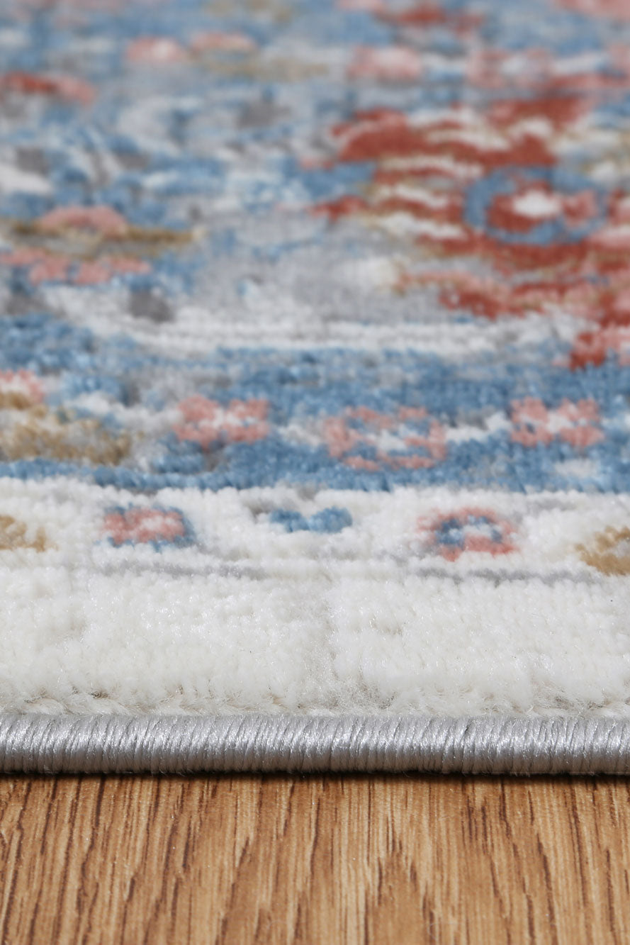 Expressions EX15 Blue Red Oriental Rug – view 4