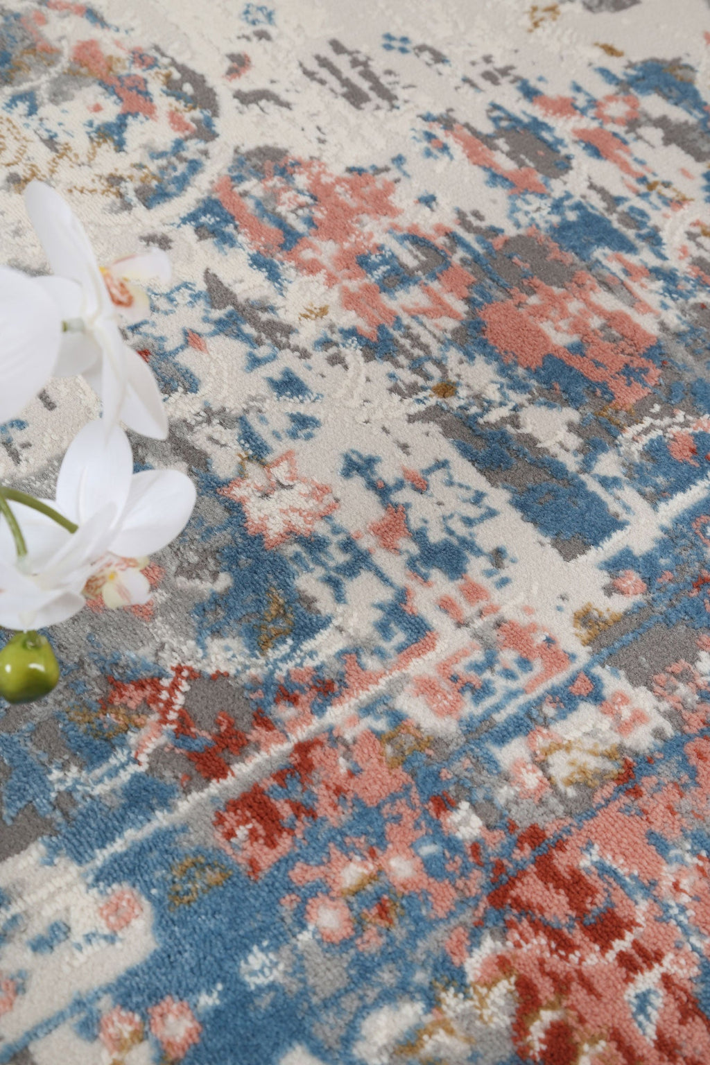 Expressions EX15 Blue Red Oriental Rug – view 2